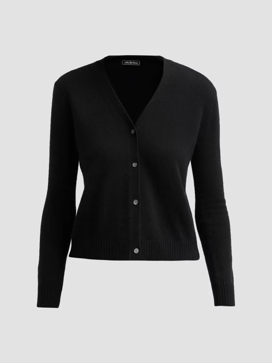 Basic V-Neck Cashmere Cardigan by Saks Fifth Avenue