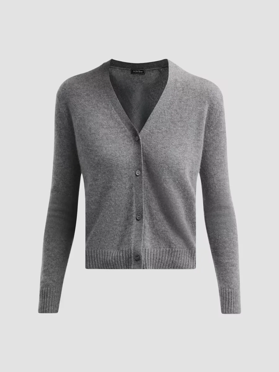 Basic V-Neck Cashmere Cardigan by Saks Fifth Avenue