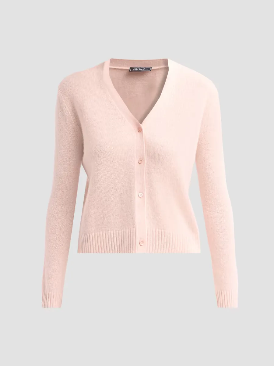 Basic V-Neck Cashmere Cardigan by Saks Fifth Avenue