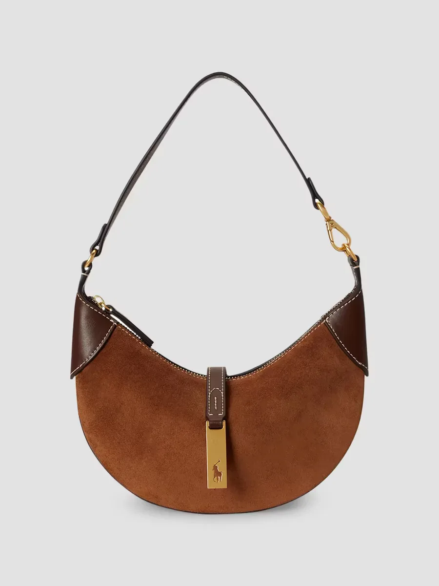 Polo ID Suede Mini Shoulder Bag