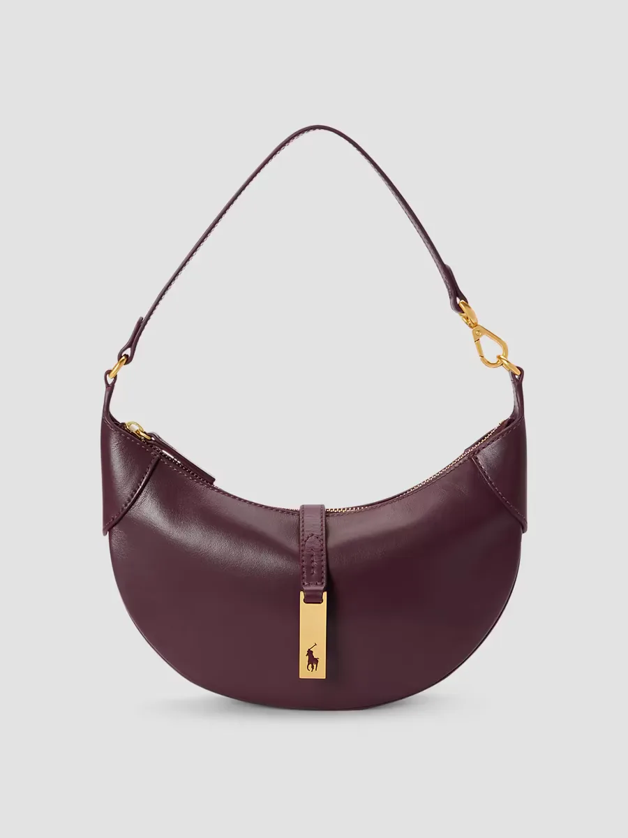 Polo ID Leather Mini Shoulder Bag by Polo Ralph Lauren
