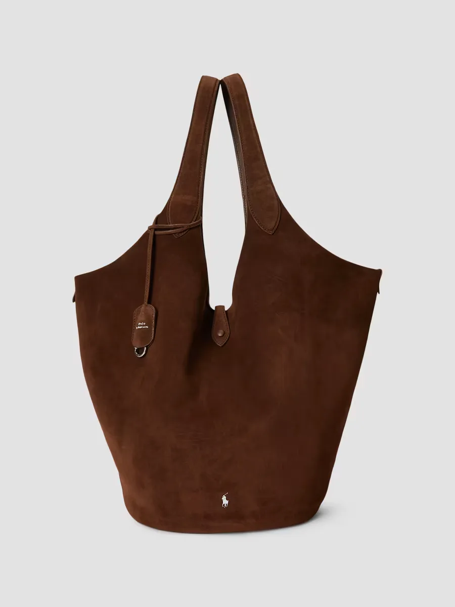 Polo Play Large Suede Tote Bag by Polo Ralph Lauren