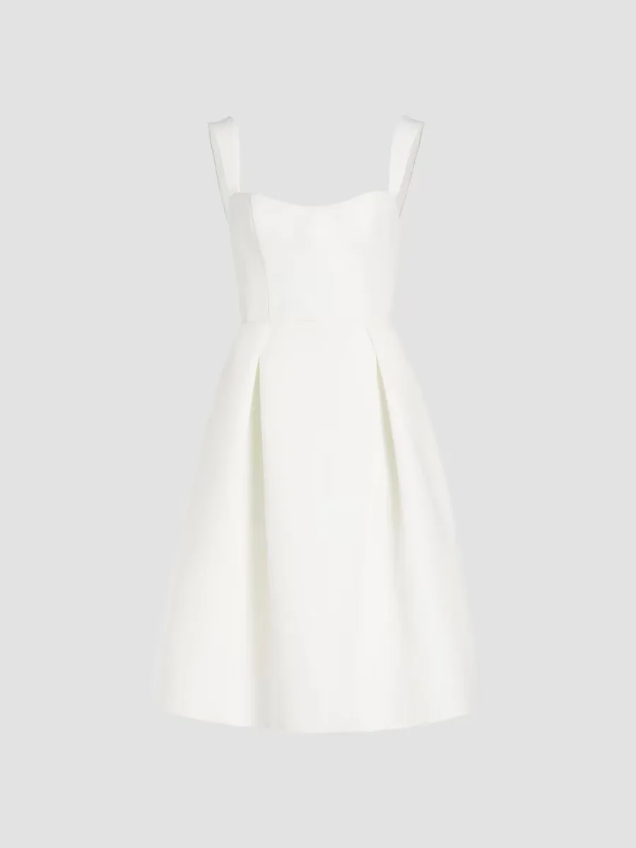 Faille Knee-Length Bridal Dress by Amsale