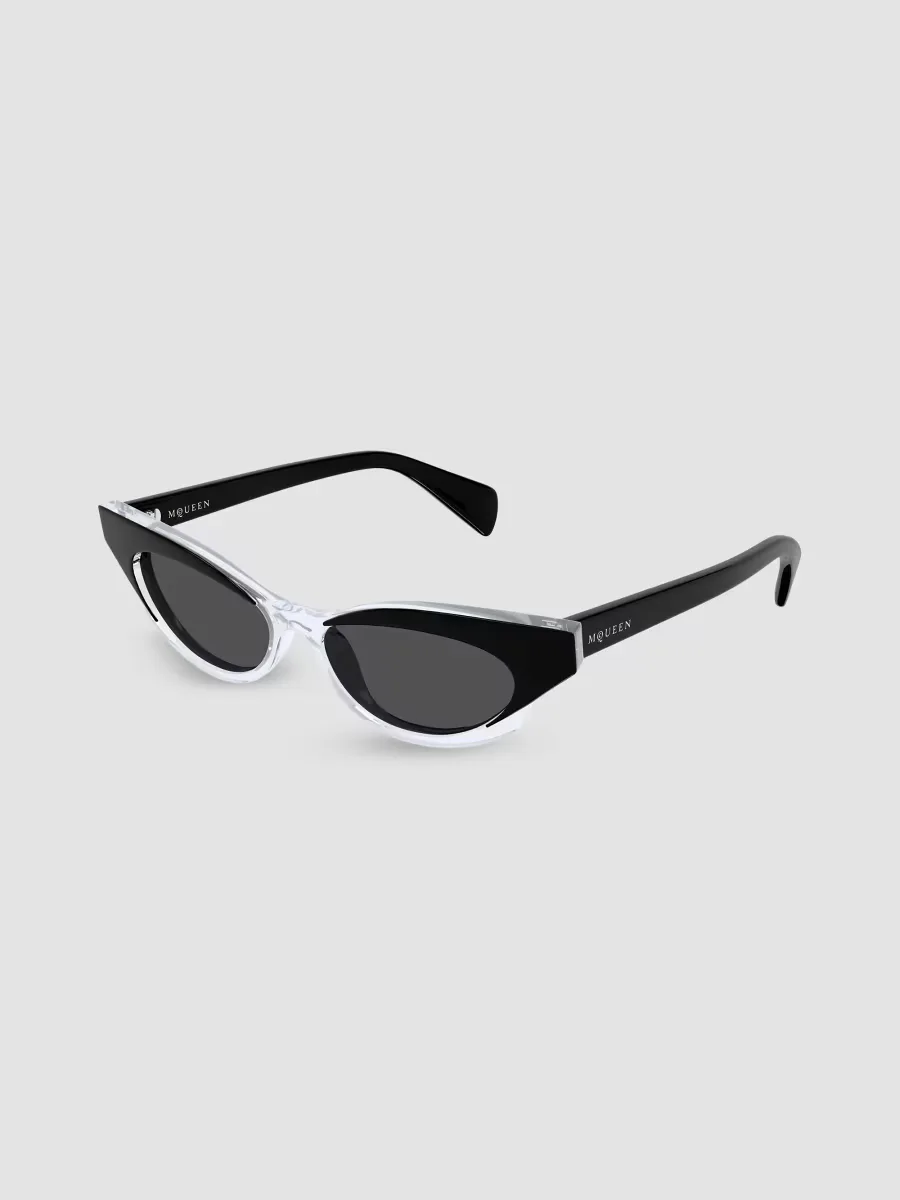 Logo Bilayer 52MM Cat-Eye Sunglasses by McQueen