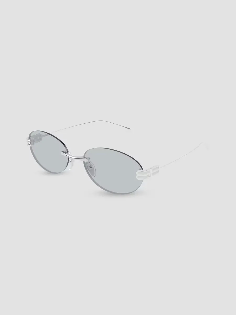 Everyday Bb0541Sa Gossip 59MM Rimless Oval Sunglasses by Balenciaga