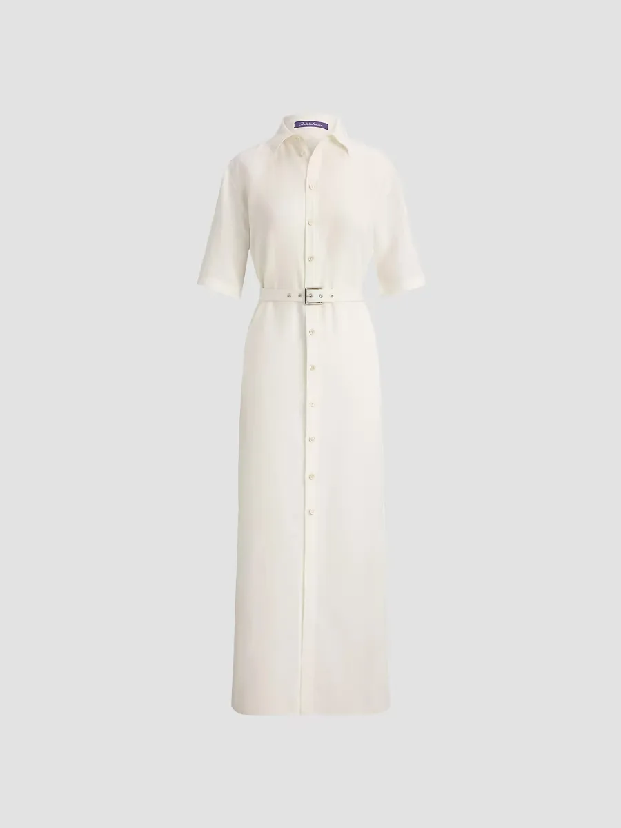 Carol Linen Day Maxi Shirtdress by Ralph Lauren