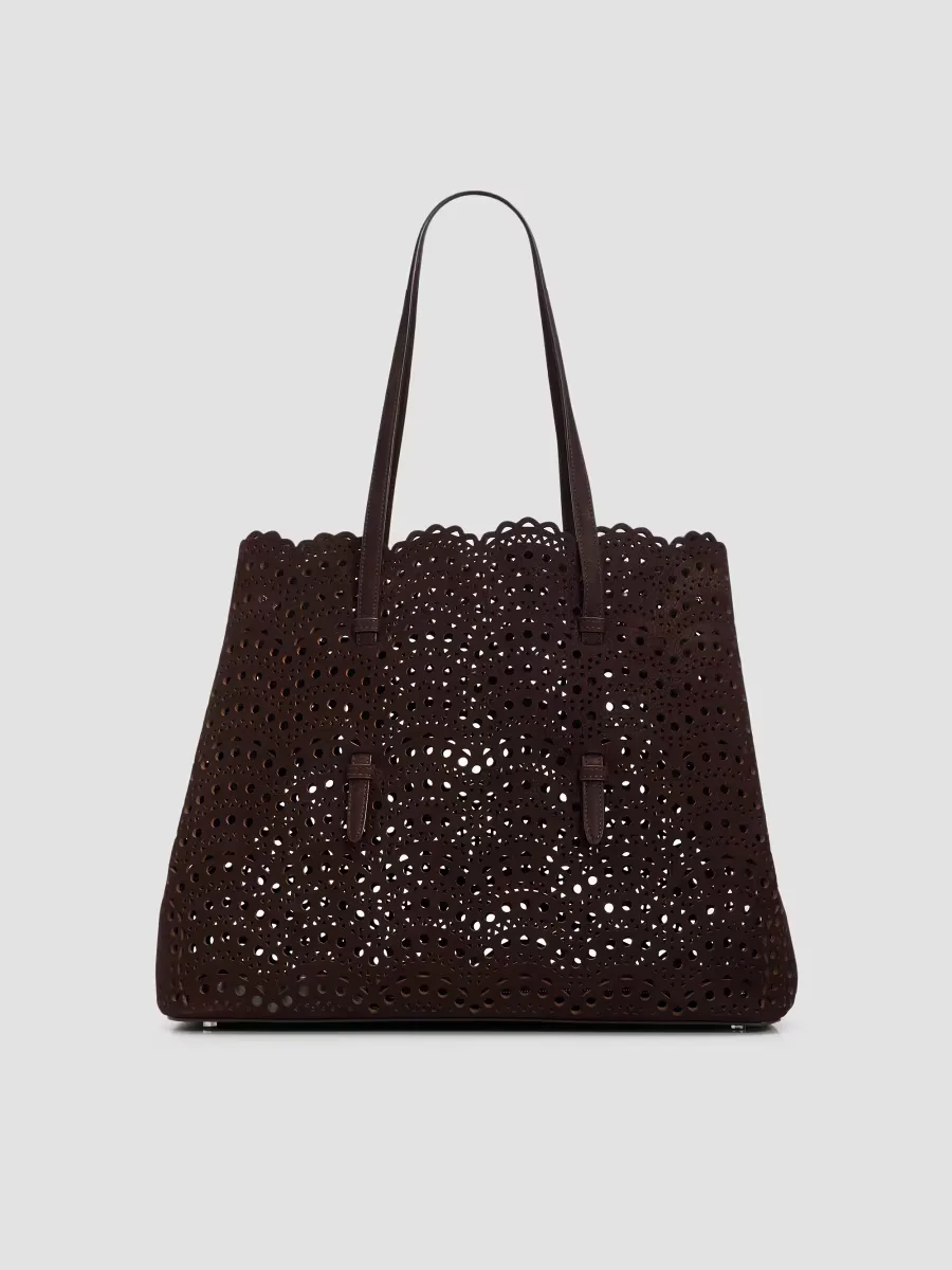 Mina 37 Vienne Wave Leather Tote Bag by ALAA