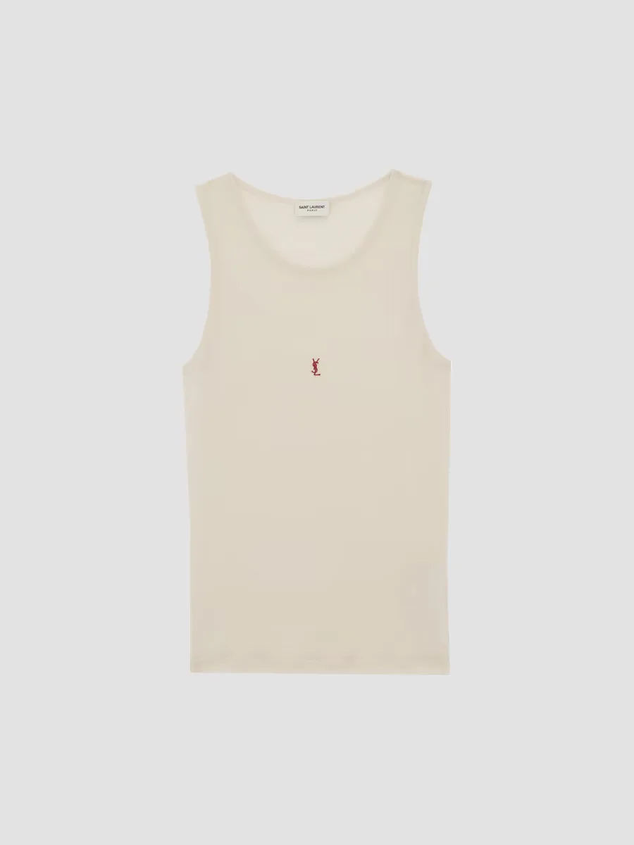 Cassandre Tank Top by Saint Laurent