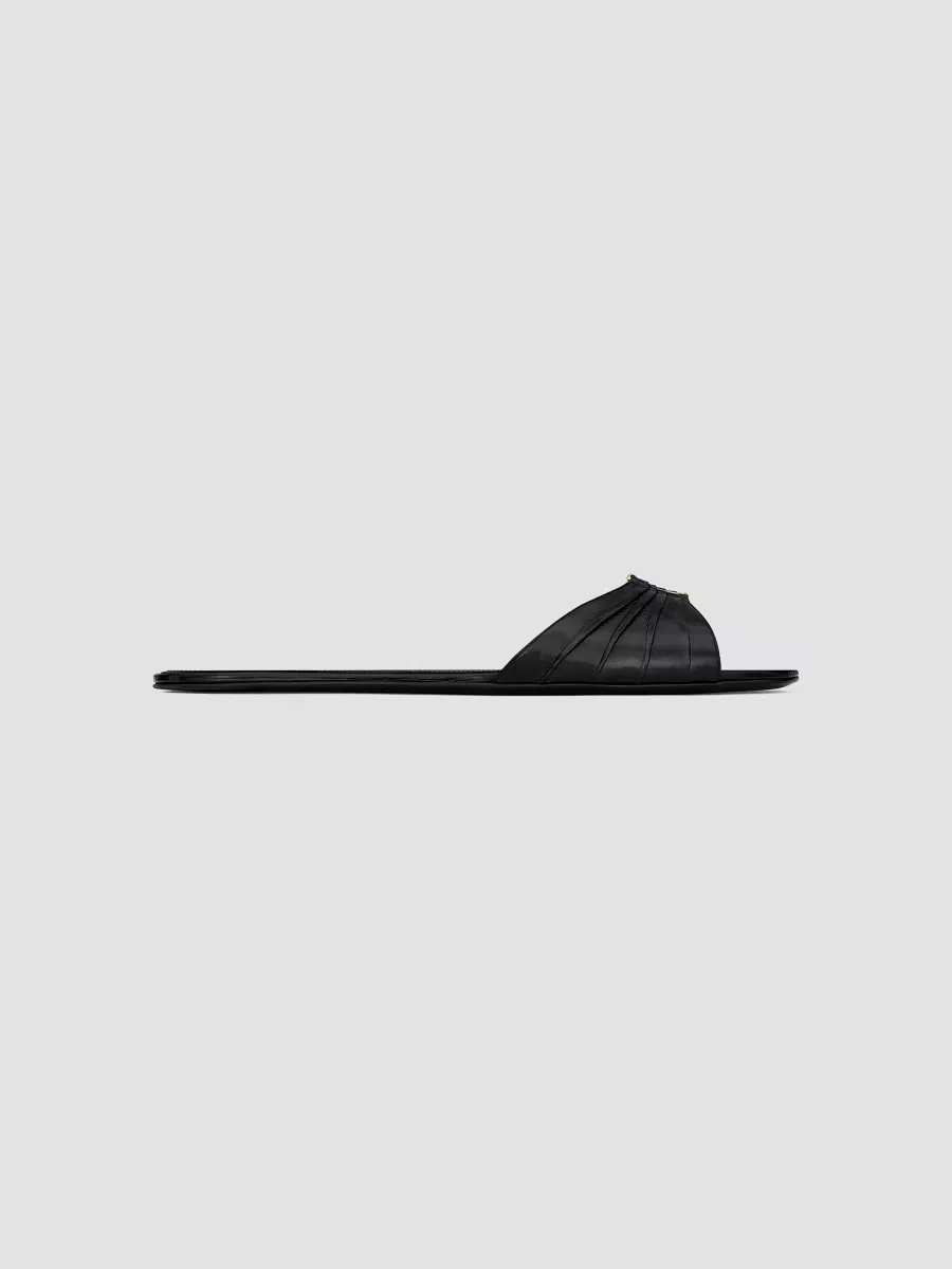 Slides in Smooth Leather