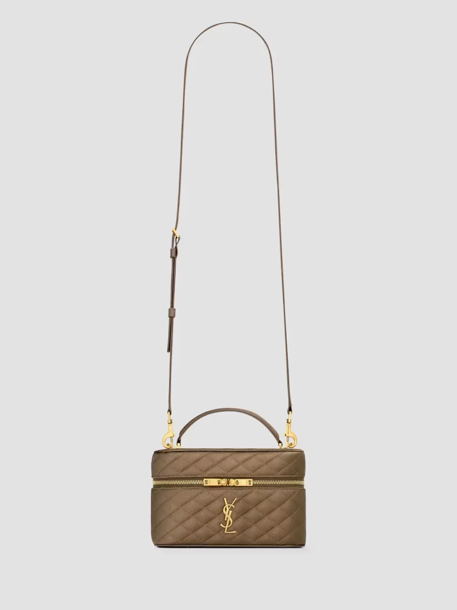 Gaby Vanity Bag in Satin by Saint Laurent
