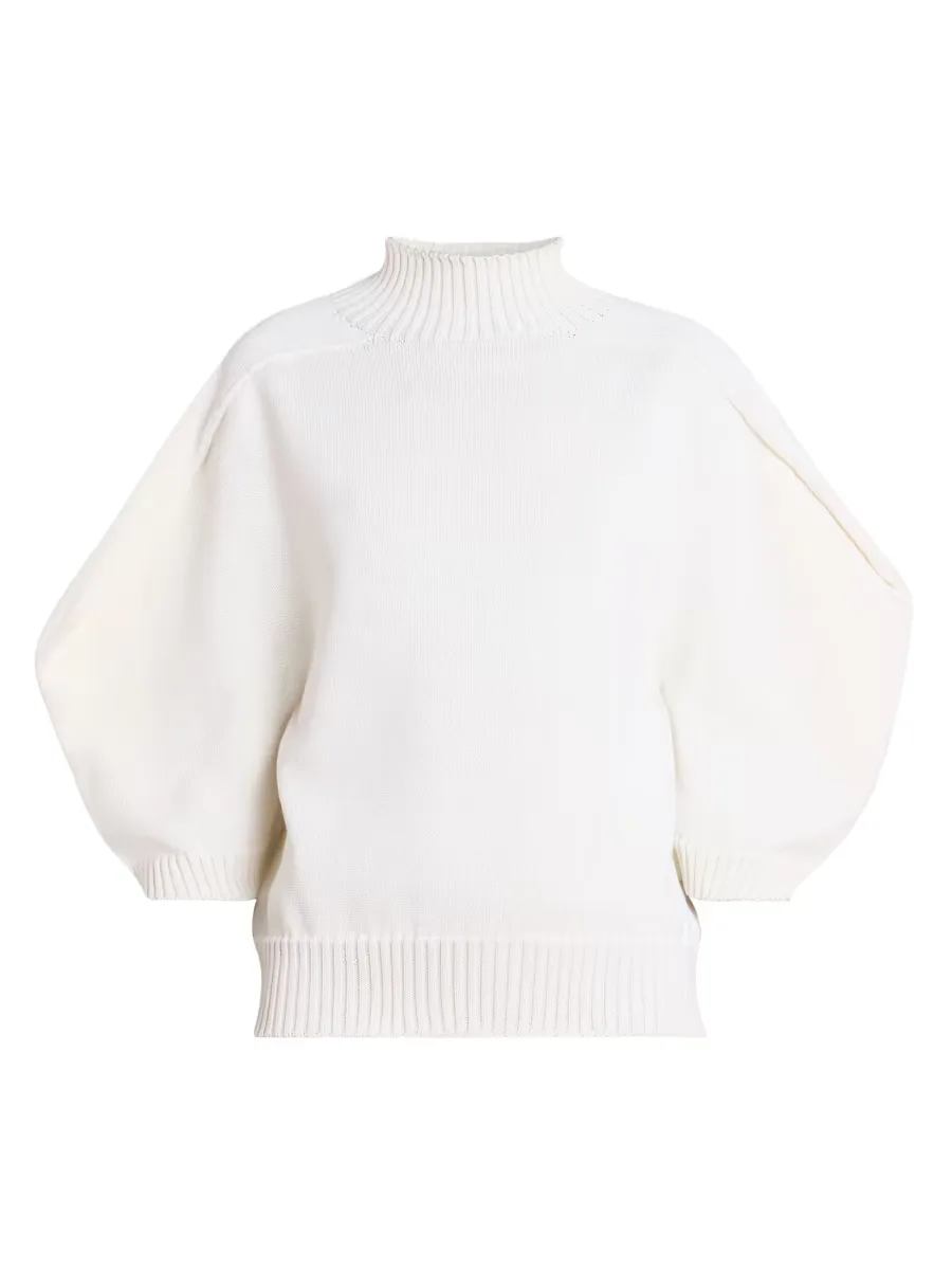Akimbo Cotton-Blend Knit Top