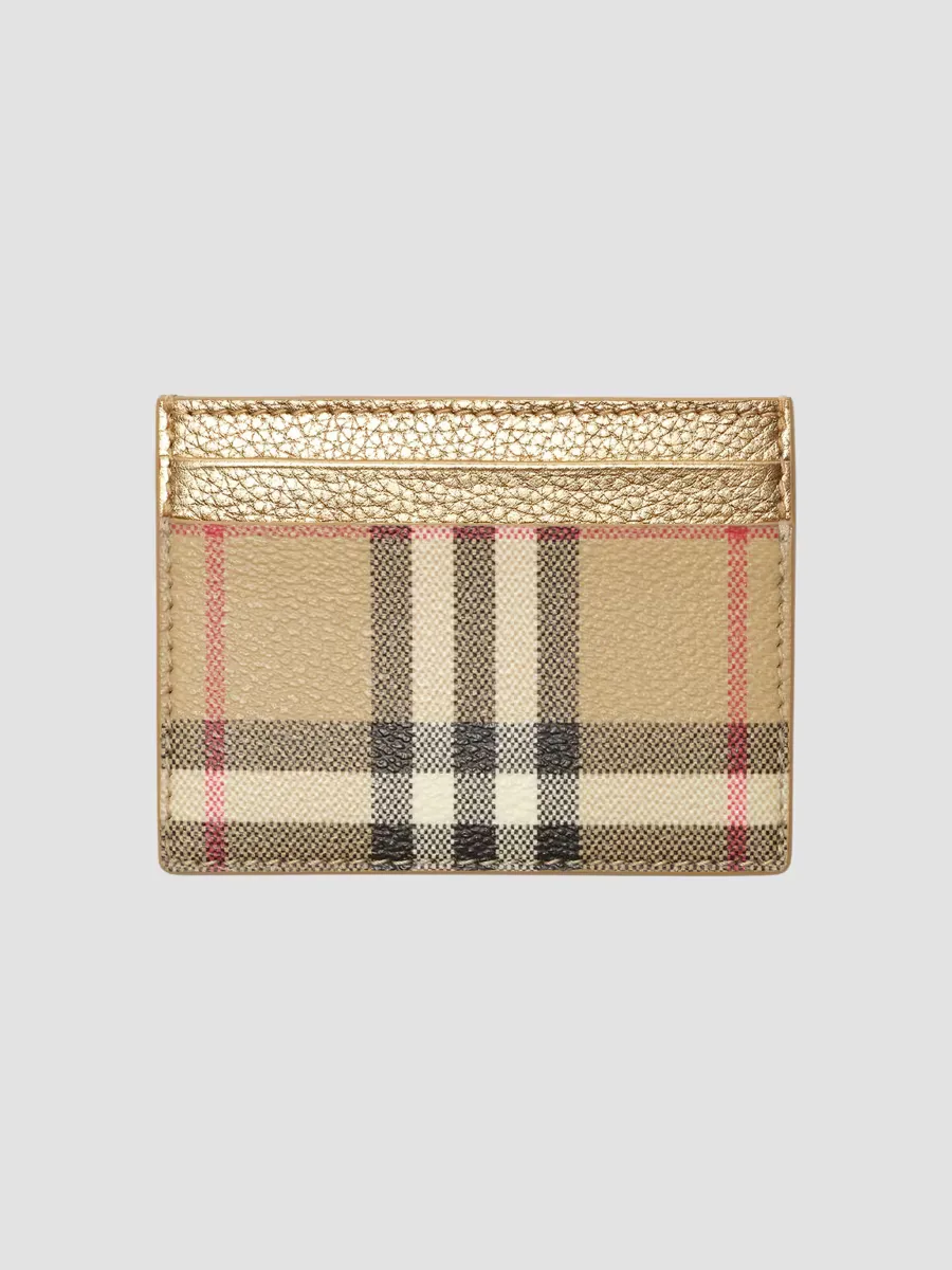Sandon Check Card Case by Burberry
