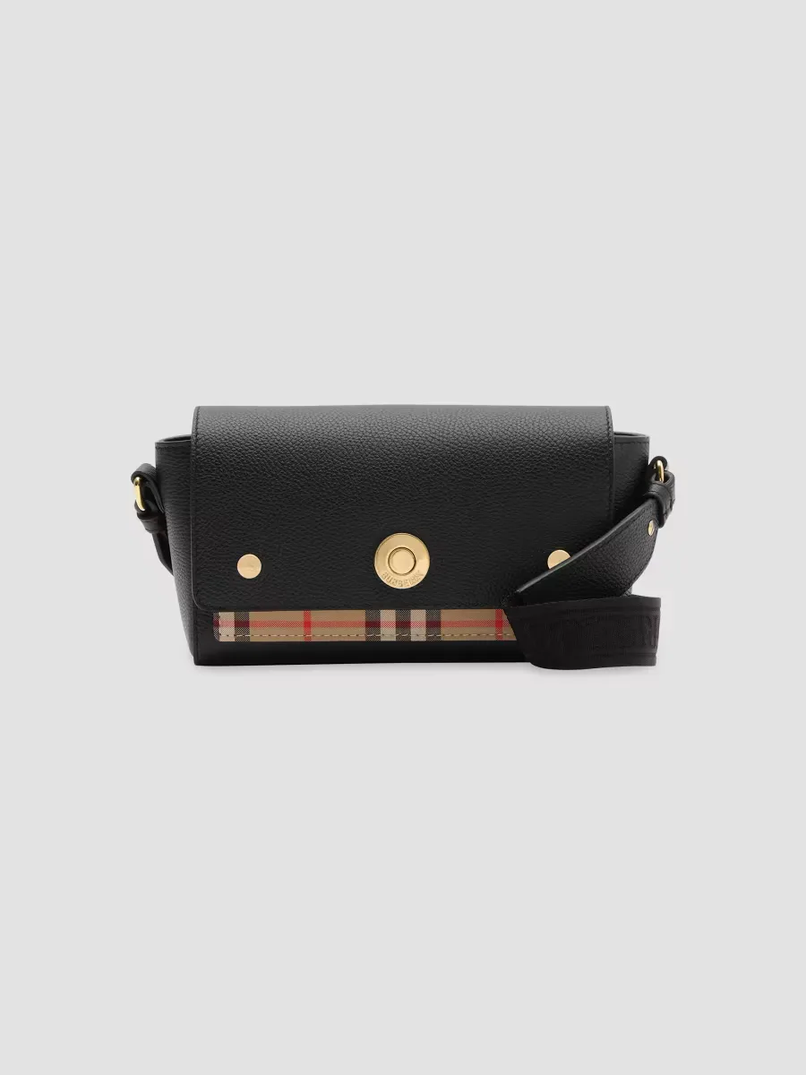 Note Mini Canvas & Leather Crossbody Bag by Burberry