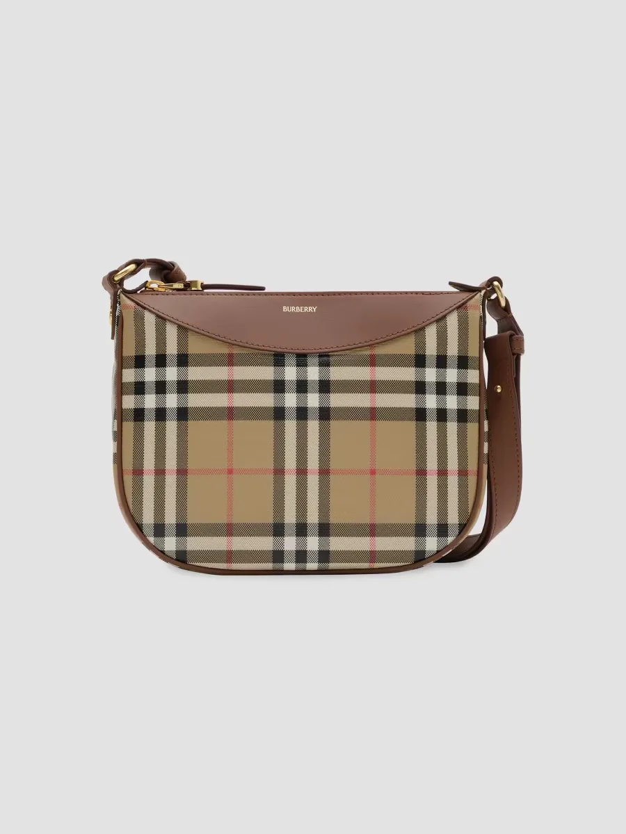 Cotton Canvas Crossbody Bag by Burberry
