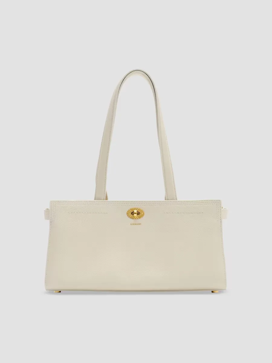 Cotswolds Leather East-West Tote Bag by Burberry