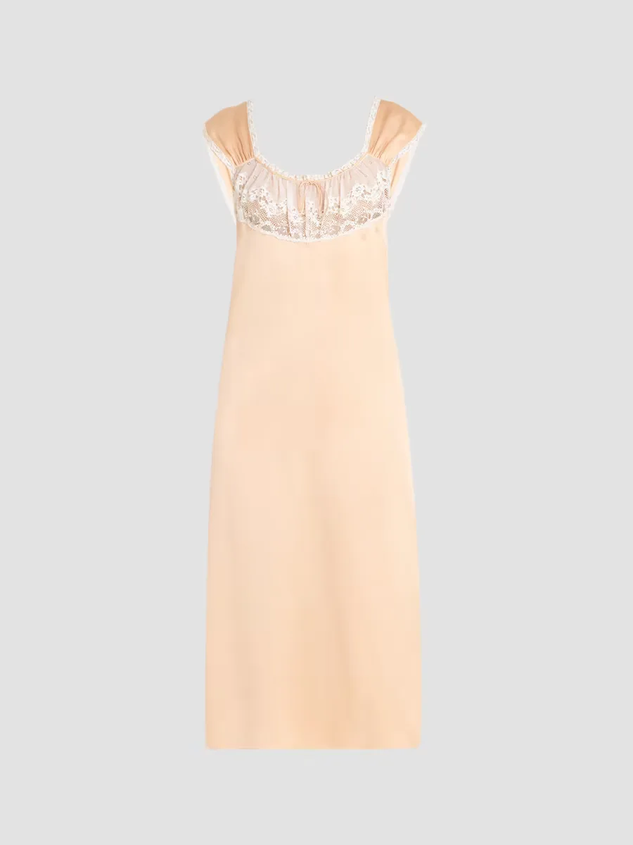 Sleeveless Silk A-Line Midi Dress by Chloé