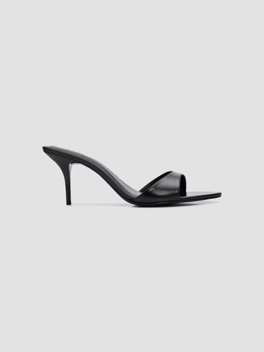 Elodie 75MM Leather Slip-On Sandals