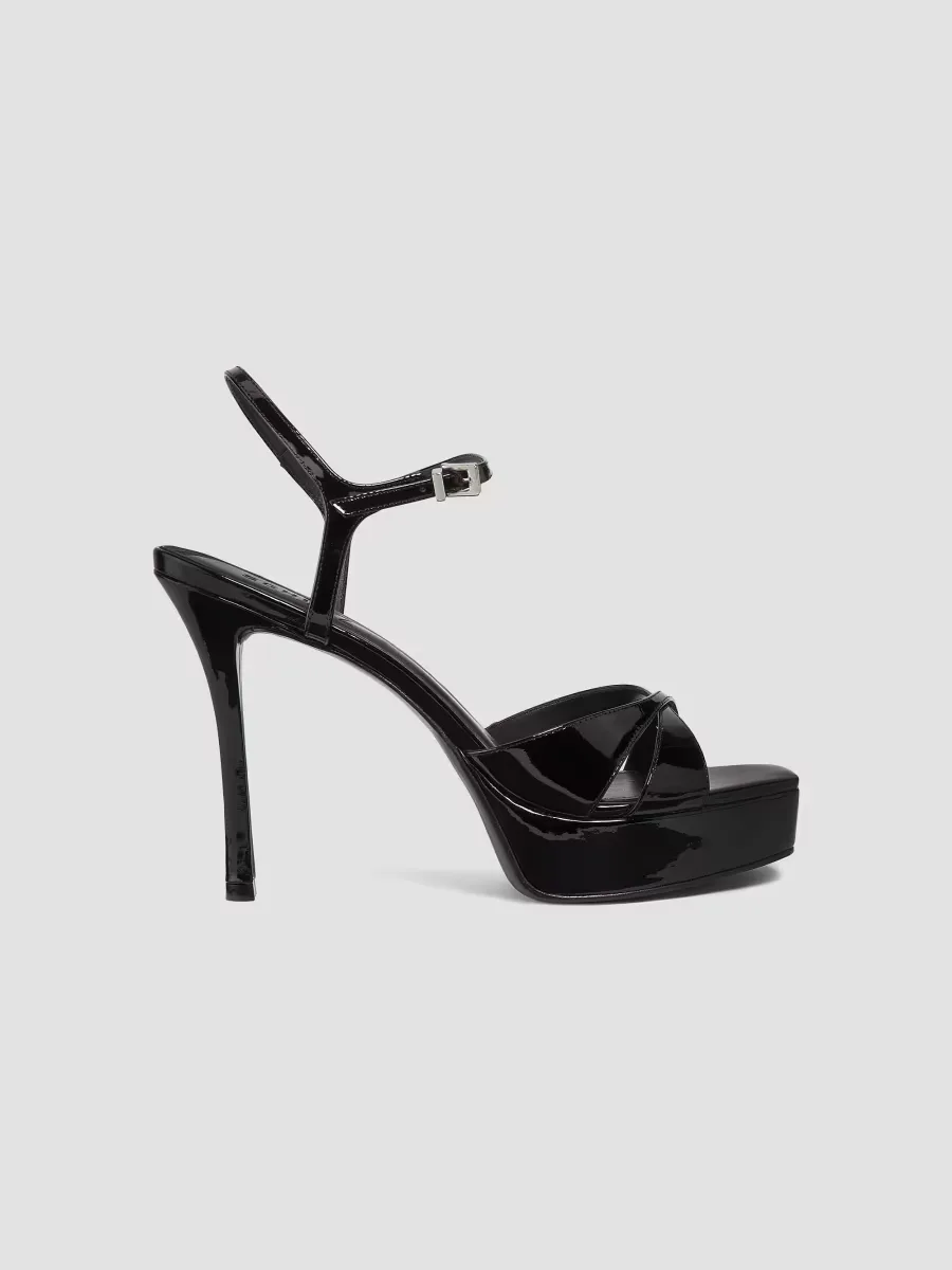 Maxine 120MM Patent Leather Platform Sandals by SCHUTZ
