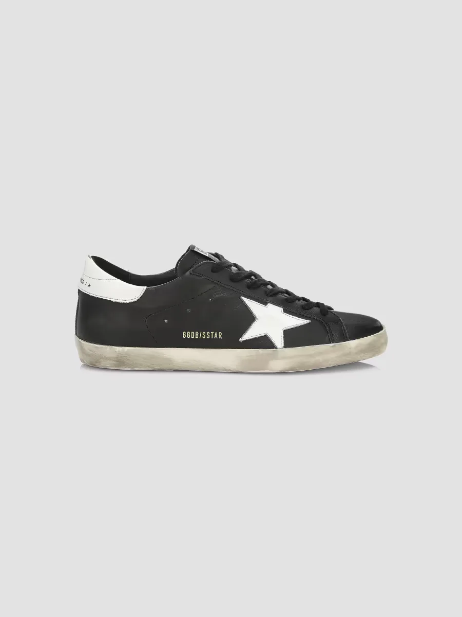 Super-Star Leather Sneakers by Golden Goose