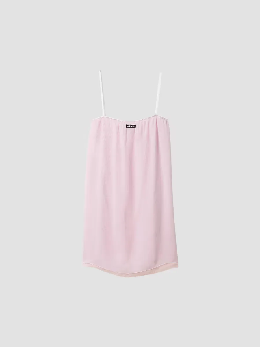 Chiffon Dress by Miu Miu