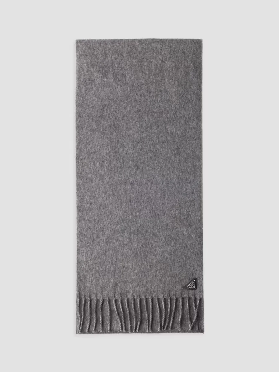 Silk and Cashmere Scarf by Prada