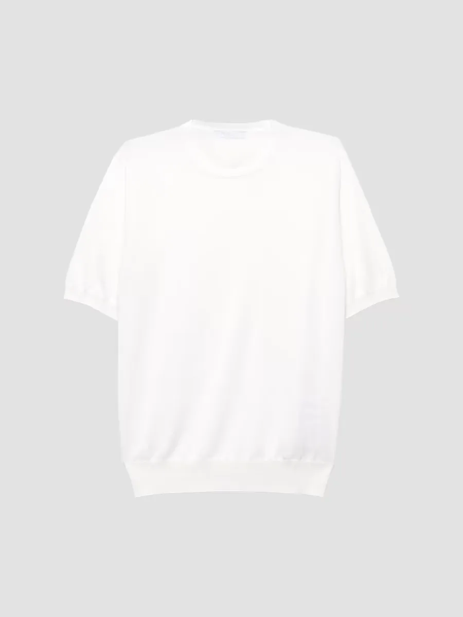 Silk and Cotton Crew-Neck Sweater by Prada