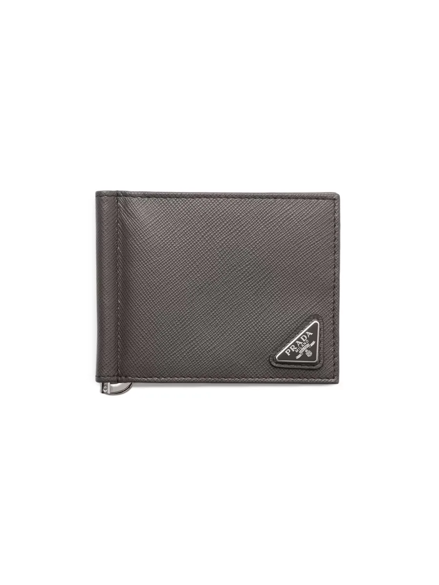 Saffiano Leather Wallet by Prada