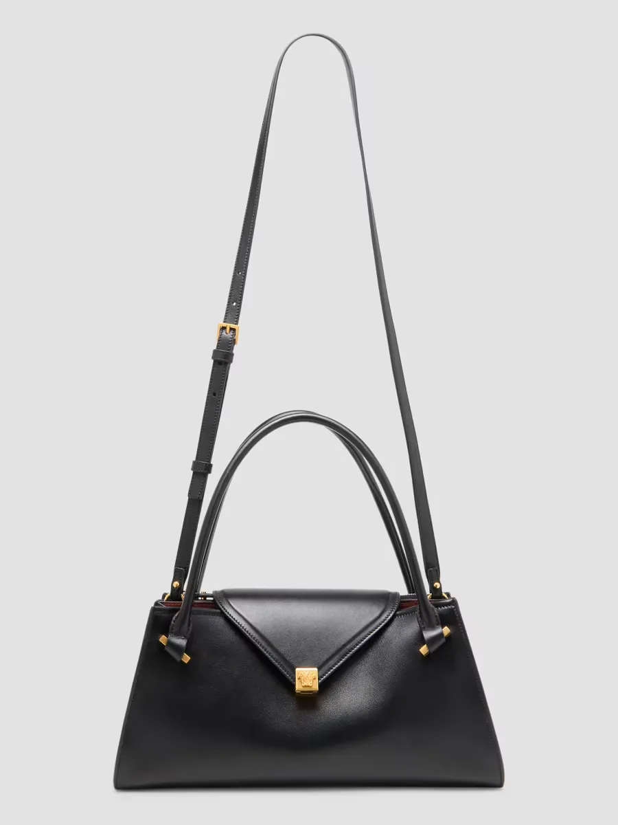 Severine Medium Leather Top Handle Bag