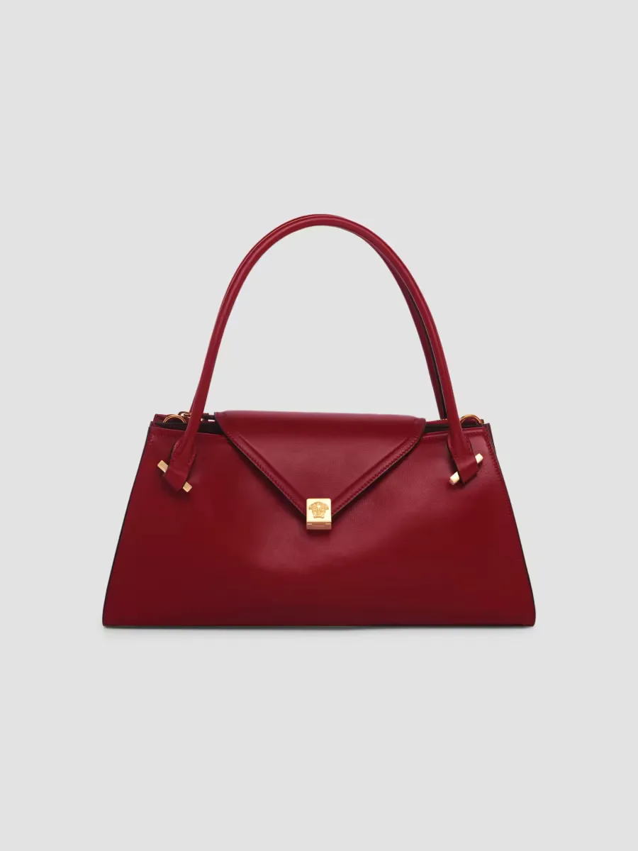 Severine Medium Leather Top Handle Bag