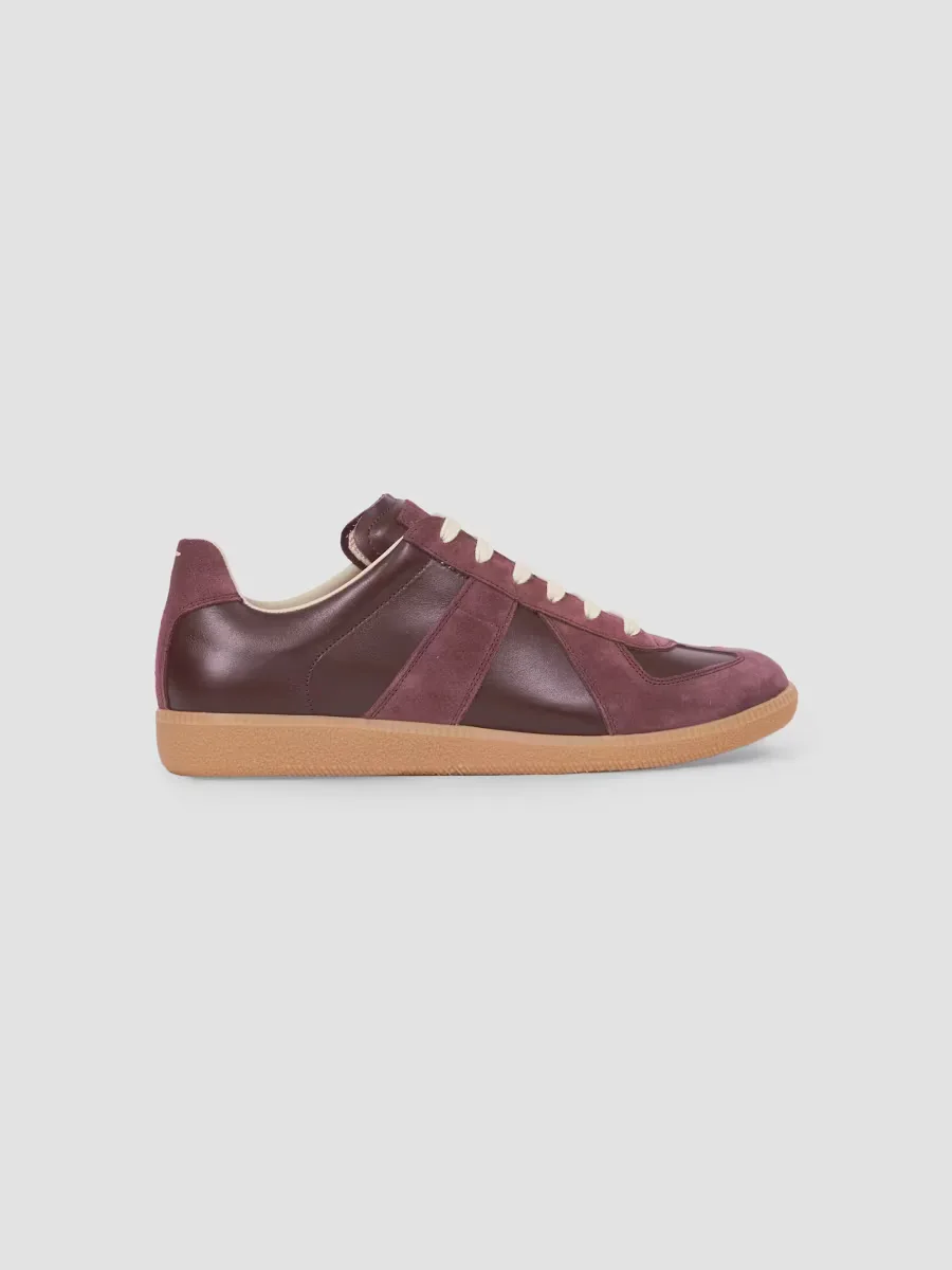 Replica Leather & Suede Sneakers