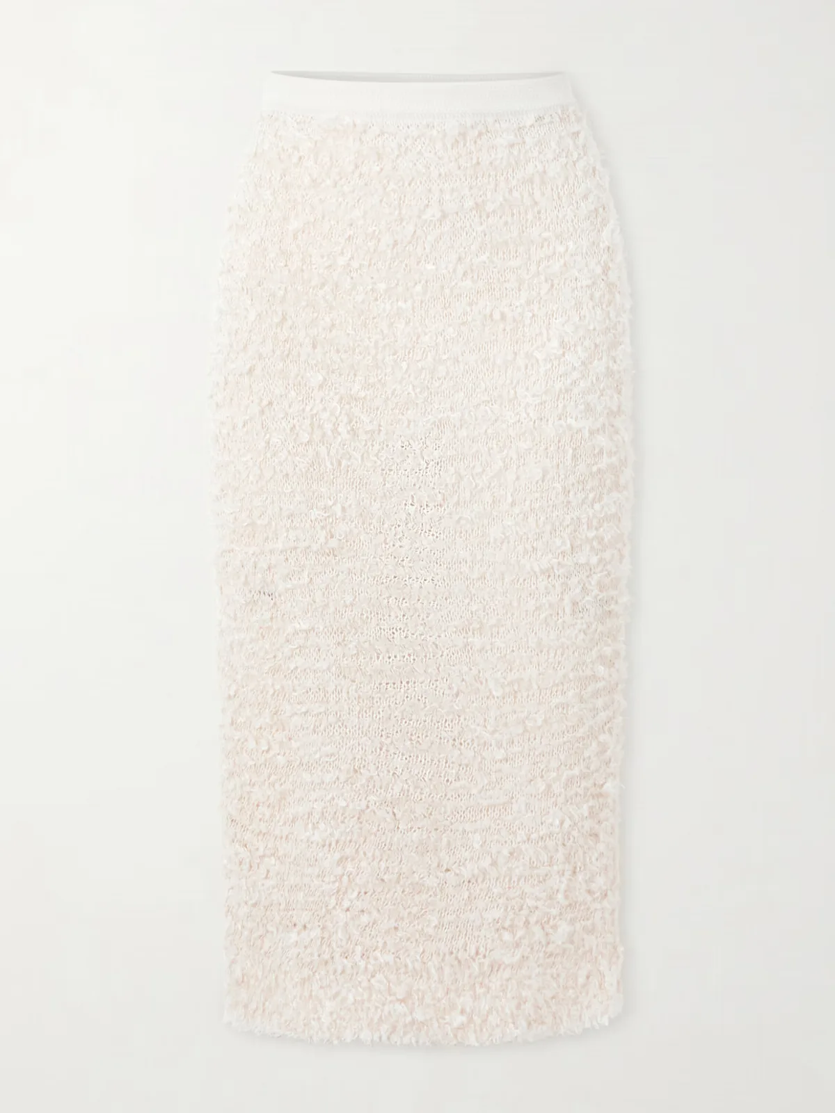 - Adela Bouclé Midi Skirt -