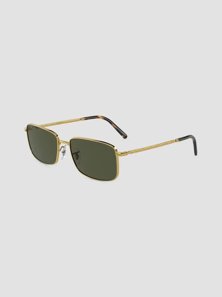 RB3717 60MM Metal Rectangular Sunglasses by Ray-Ban
