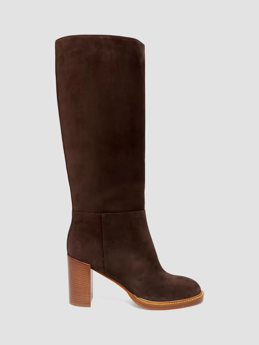 Bocca 80MM Leather Knee-High Boots by Gabriela Hearst