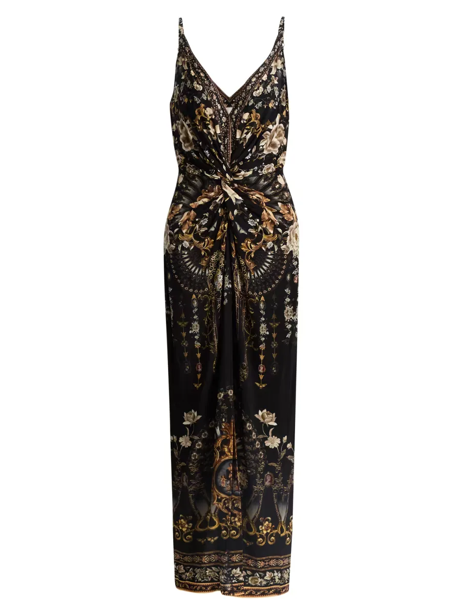 Strappy Twist-Front Maxi Dress by Camilla