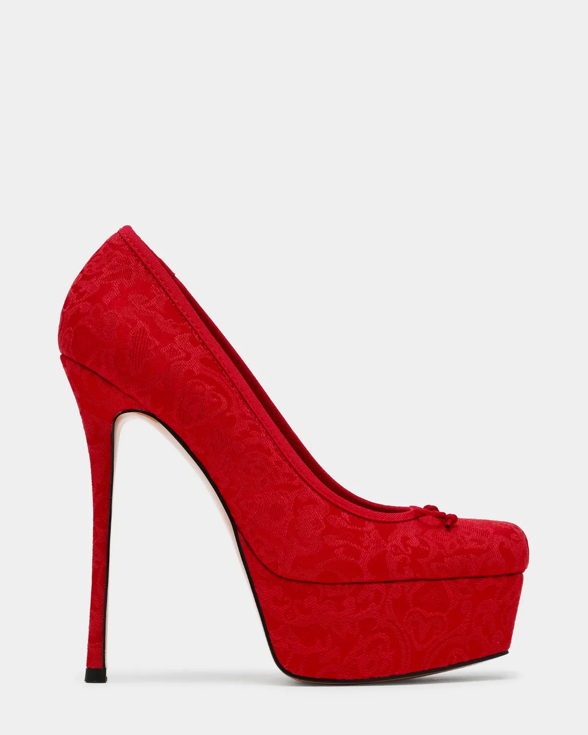 Lythia Brocade Platform Heels - Leather by Steve Madden
