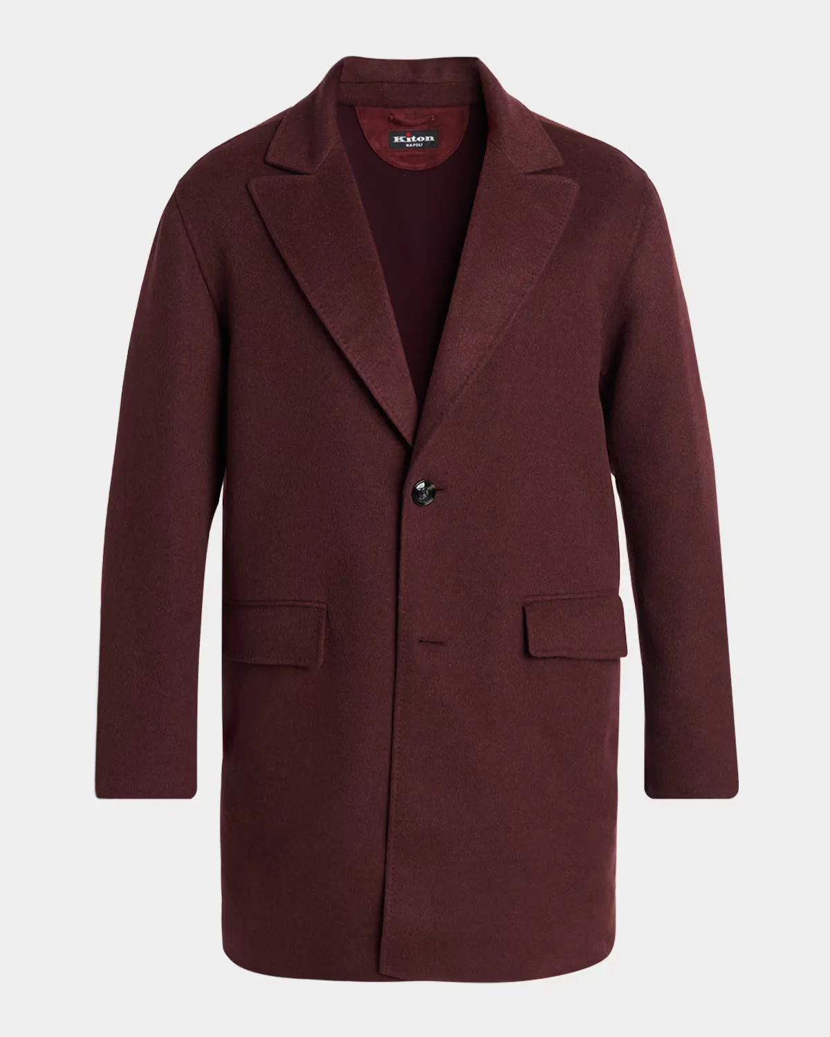 Wool-Cashmere Felt Car Coat by Kiton