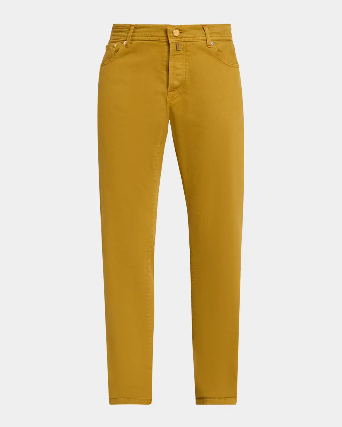 Stretch-Cotton Slim-Fit Trousers
