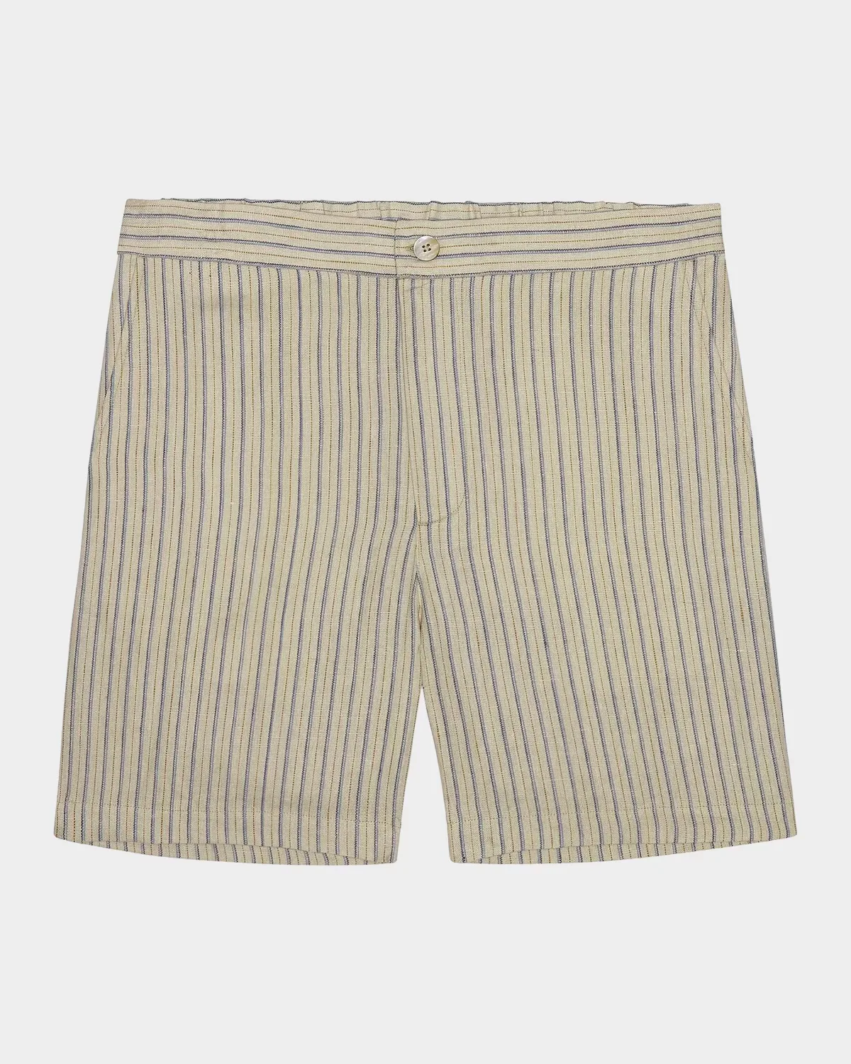 Wilson Striped Linen-Cotton Shorts