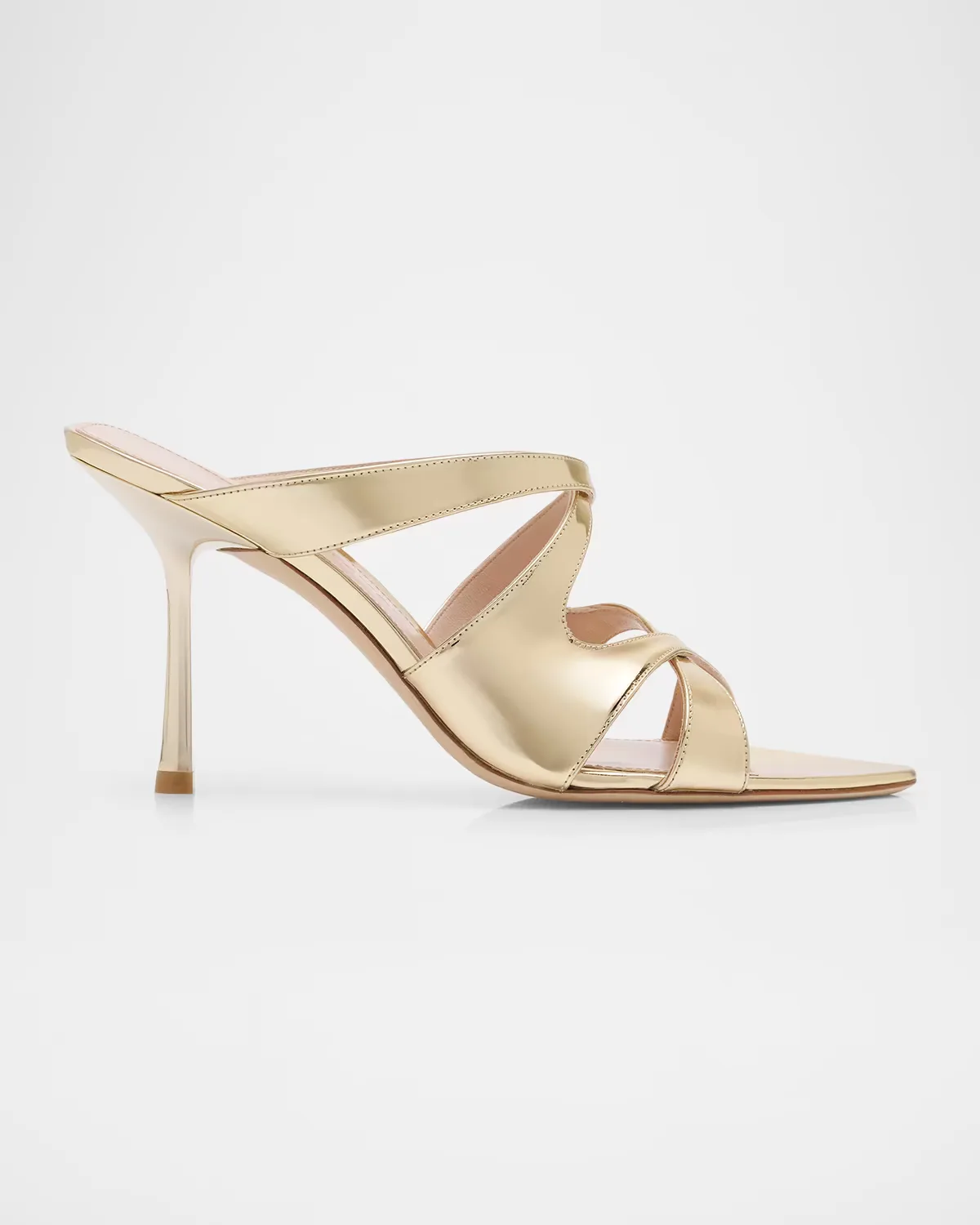 85mm Rubie Strappy Leather Sandals by Stuart Weitzman