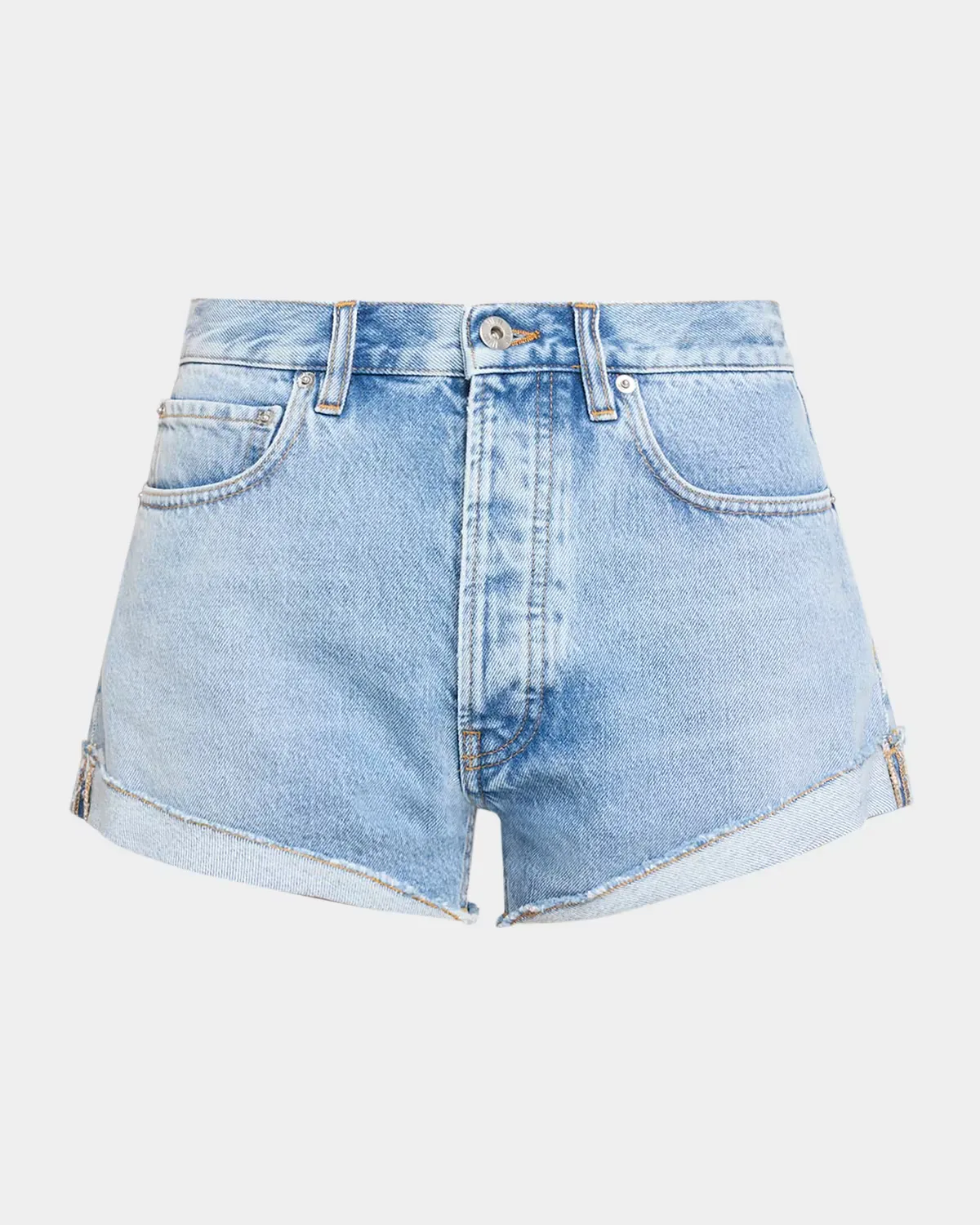Ben Cuffed Denim Shorts by All Three