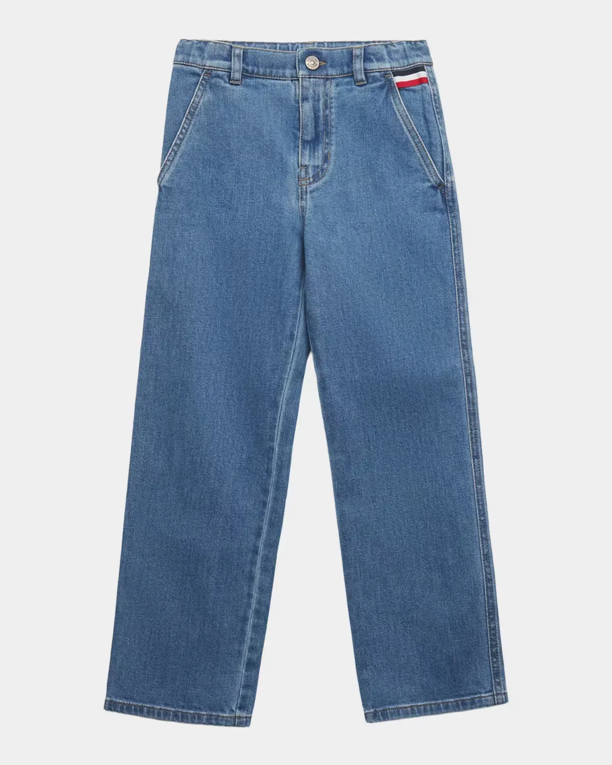 Straight-Leg Denim Jeans by Moncler