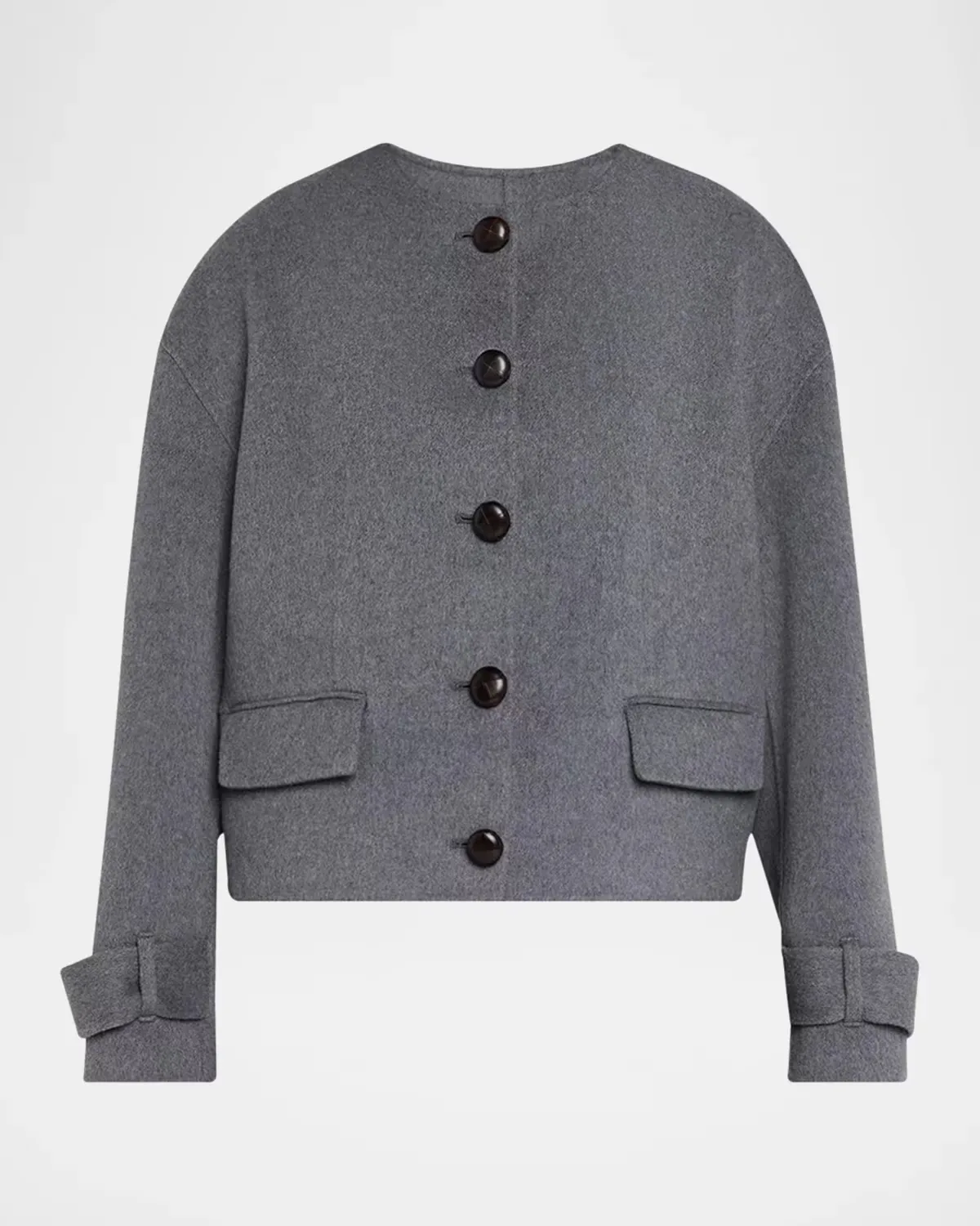 Elaris Virgin Wool-Blend Crop Jacket by Veronica Beard