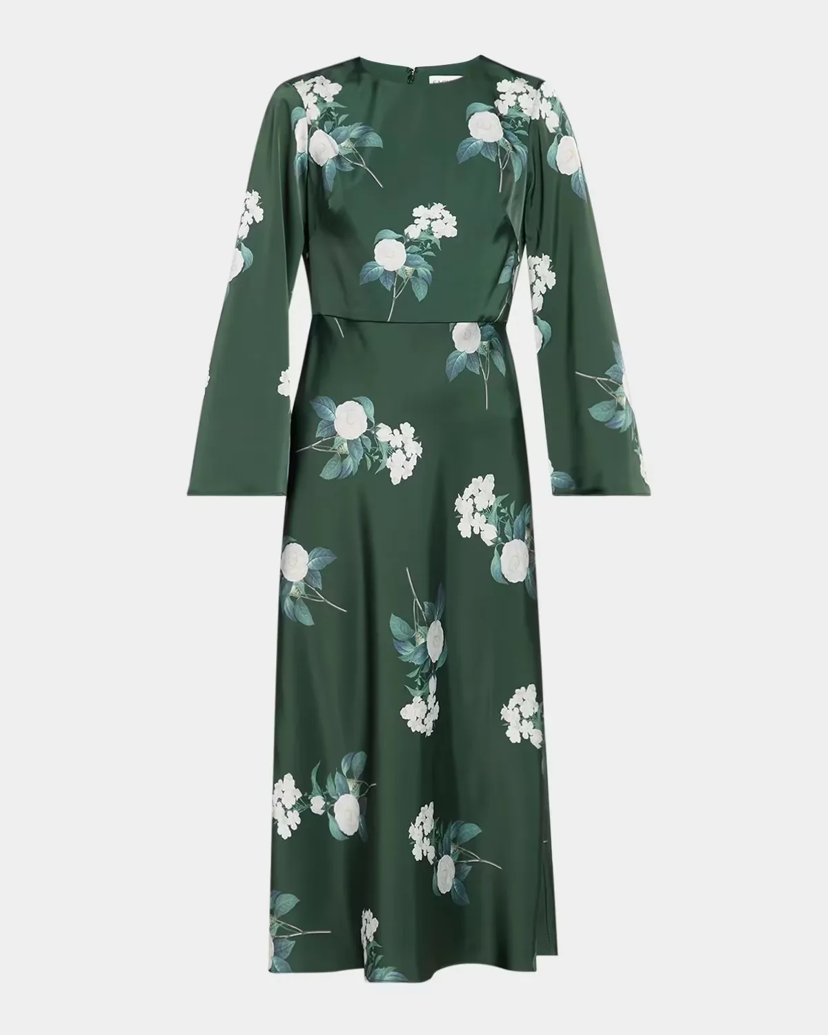 Tyra Floral-Print Satin Crepe Midi Dress by SACHIN BABI