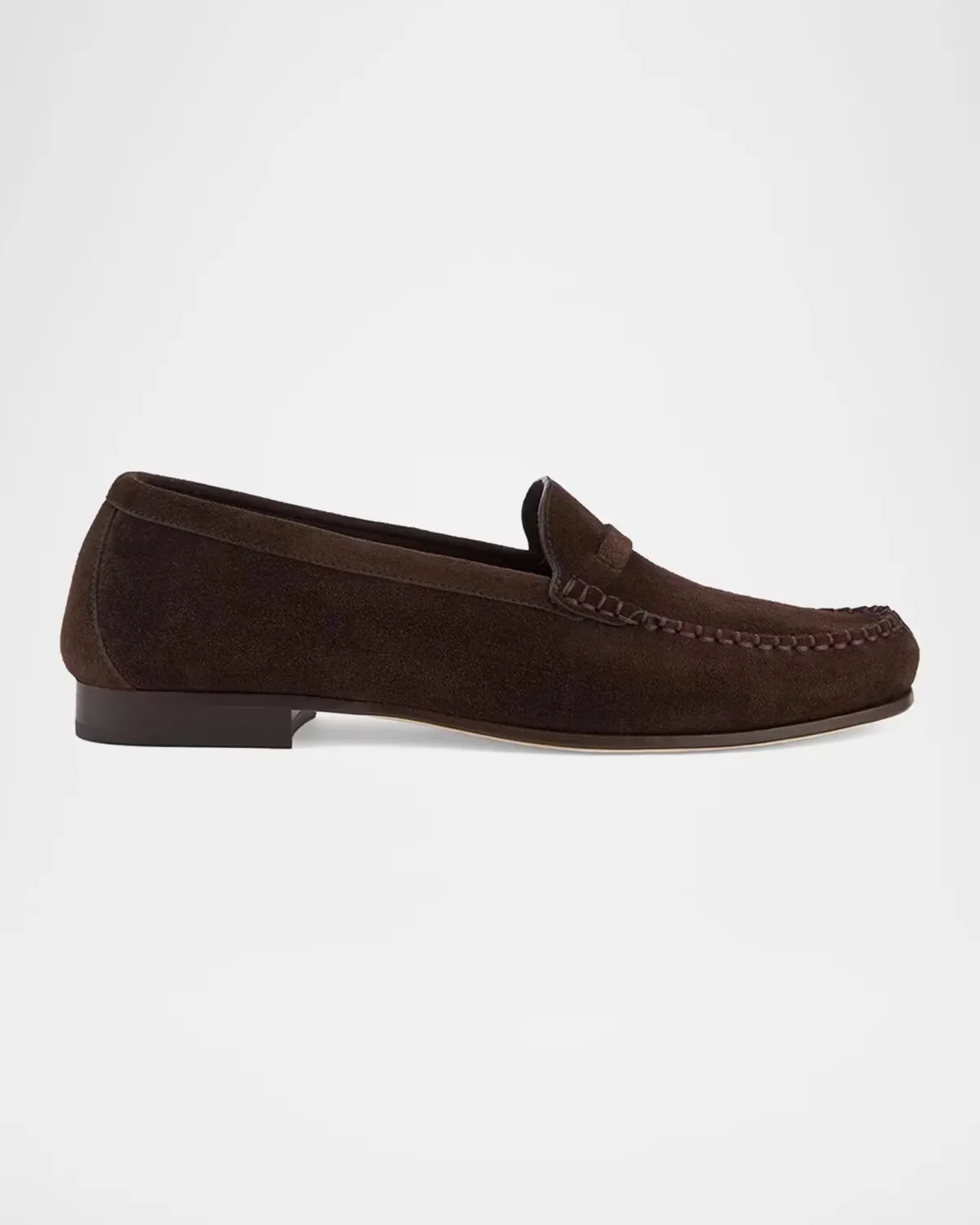 Knightsbridge Suede Penny Loafers