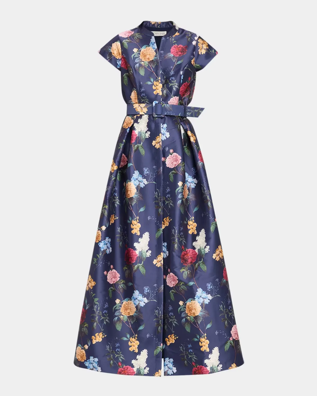 Marta Pleated Floral-Print Gown by SACHIN BABI