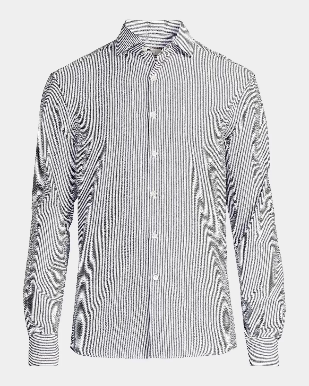 Seersucker Sport Shirt by Canali