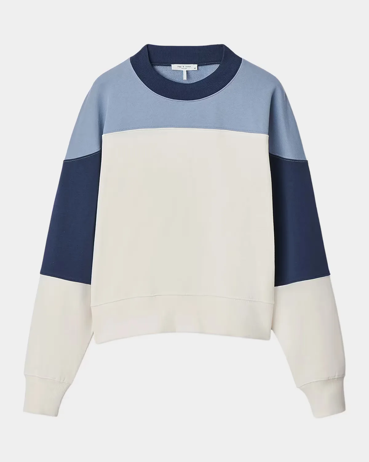 The Everyday Terry Seamed Sweatshirt by rag & bone