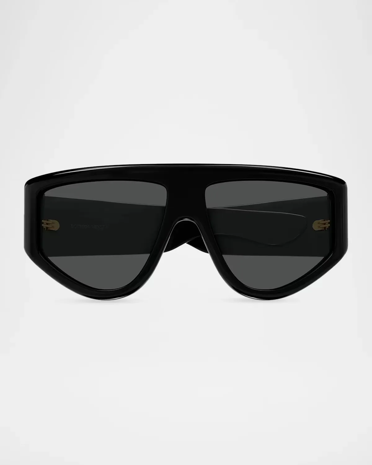 BV1492S Ribbon Mask Recycled Acetate Shield Sunglasses by Bottega Veneta