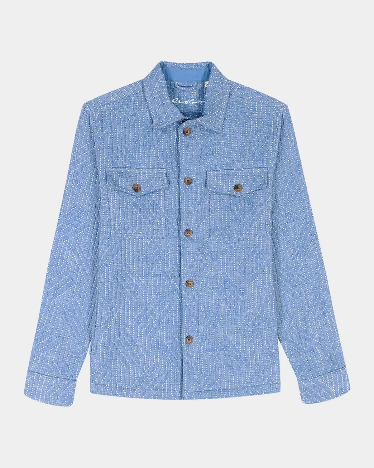 Shawell Patterned Shirt Jacket by Robert Graham