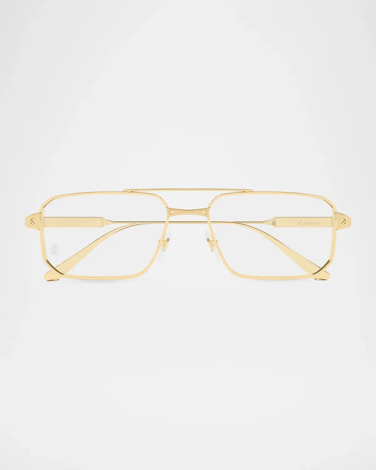 CT0654O Santos Classic Titanium Square Optical Glasses by Cartier's
